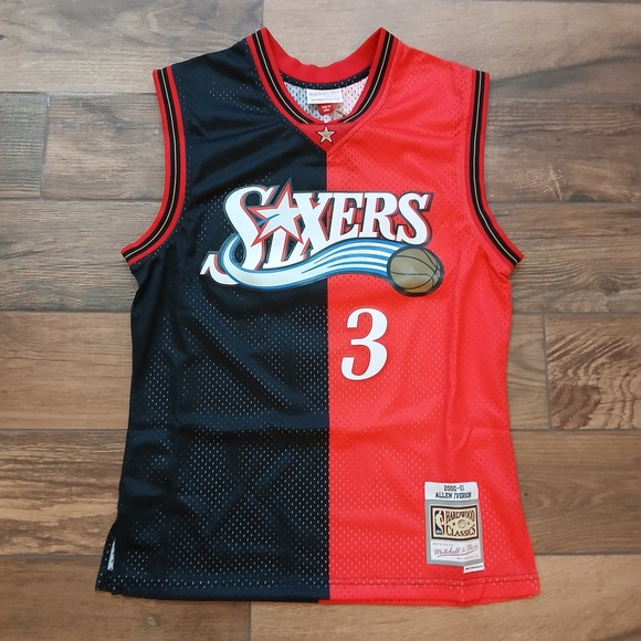 Mitchell & Ness Other - Allen Iverson Jersey Mens Medium Mitchell & Ness 2000 Split Swingman 76ers